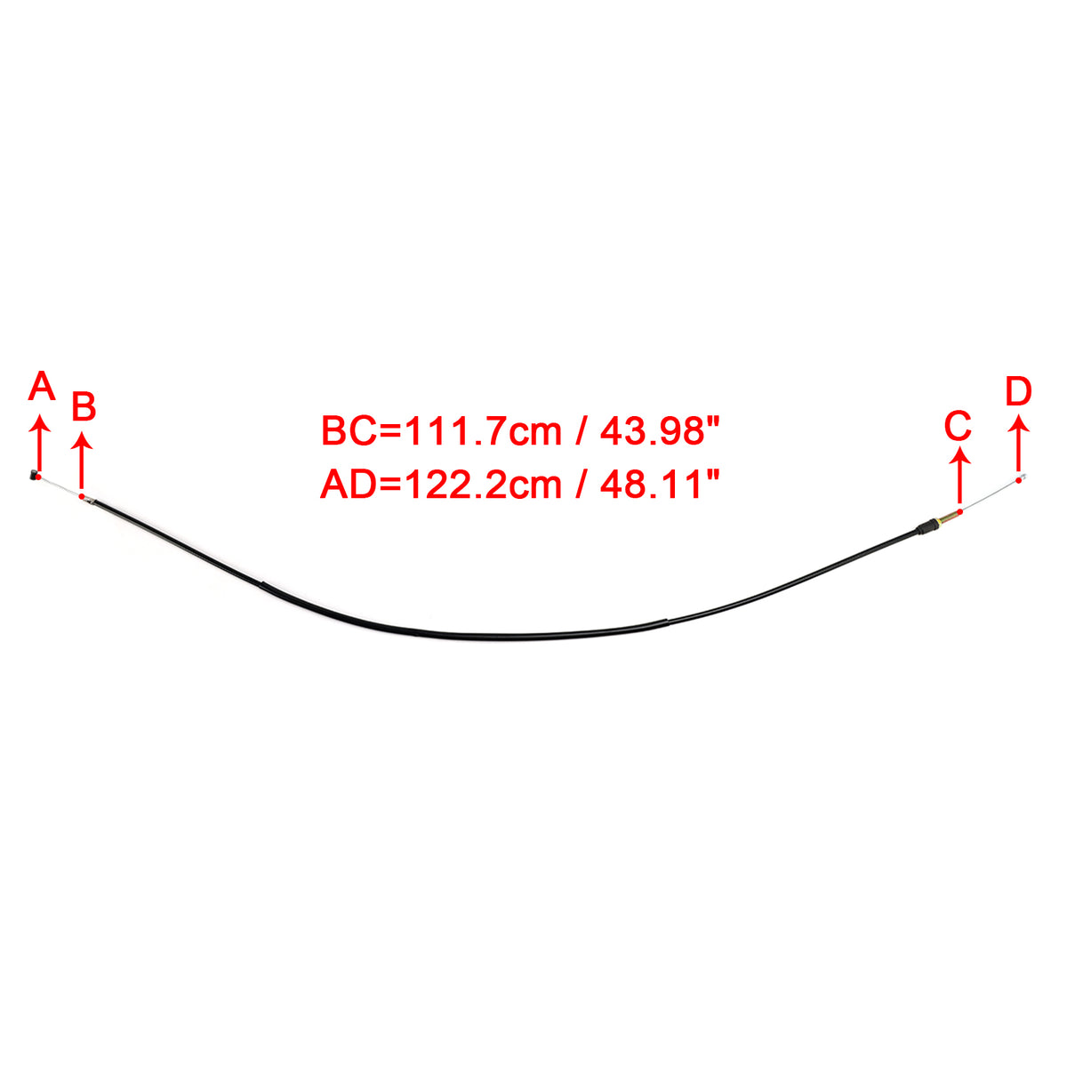 2006-2009 YZF 600 R6 YZF R6 Yamaha Clutch Cable Wire