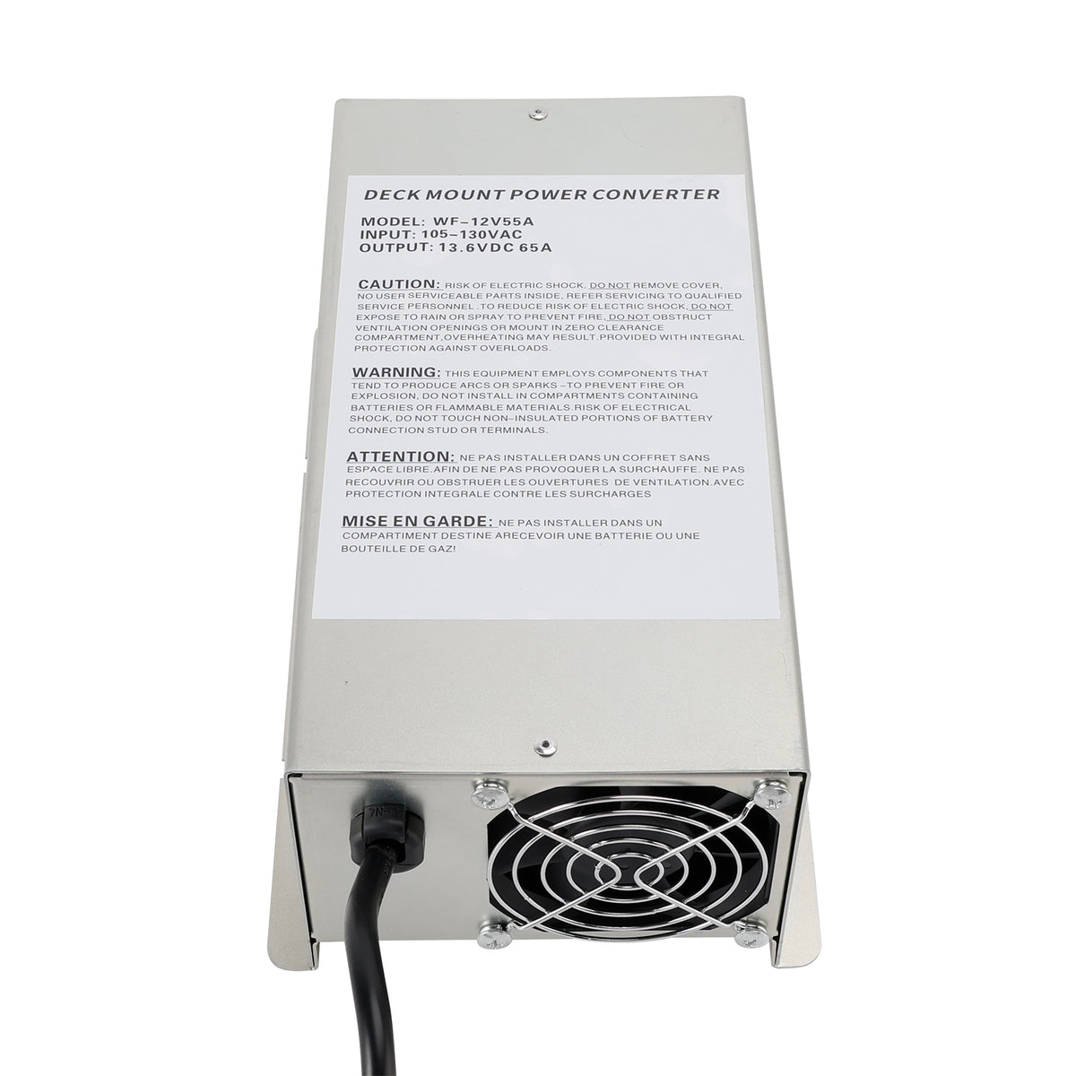 65 Amp WF-9865 Power Converter Charger RV Trailer Camper WF-9865-AD-CB WF-9800