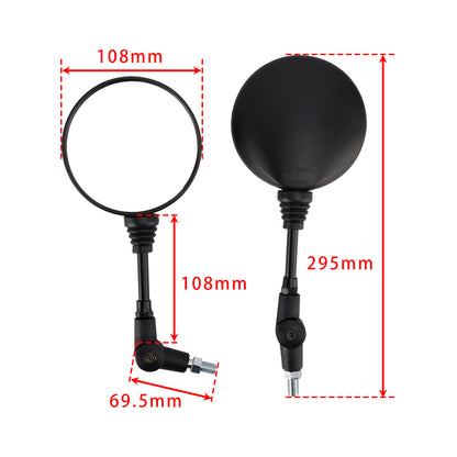 SMC 640 690 990 1290 Adventure 390 Enduro EXC SXC XCF Folding Mirrors Set