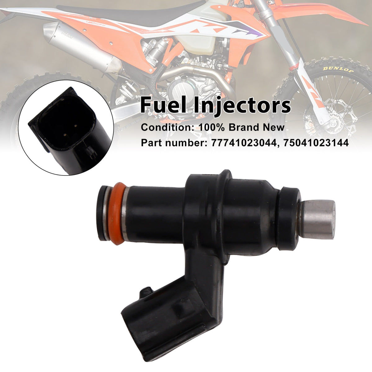 350 450 500 SXF XCF EXCF EXC 77741023044 75041023144 Fuel Injectors