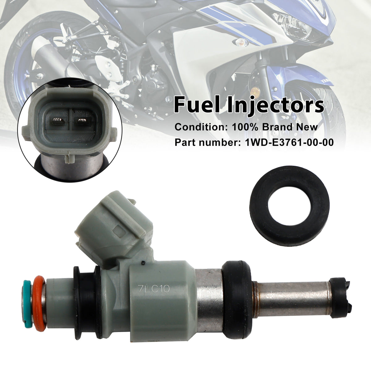 2015-2022 YZF-R3 Yamaha 1WD-E3761-00-00 Fuel Injectors