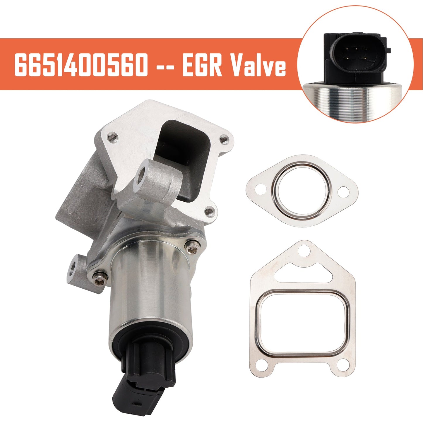 2006-2012 Ssangyong Kyron SUV 2.0 Xdi 4x4 6651400660 EGR Valve
