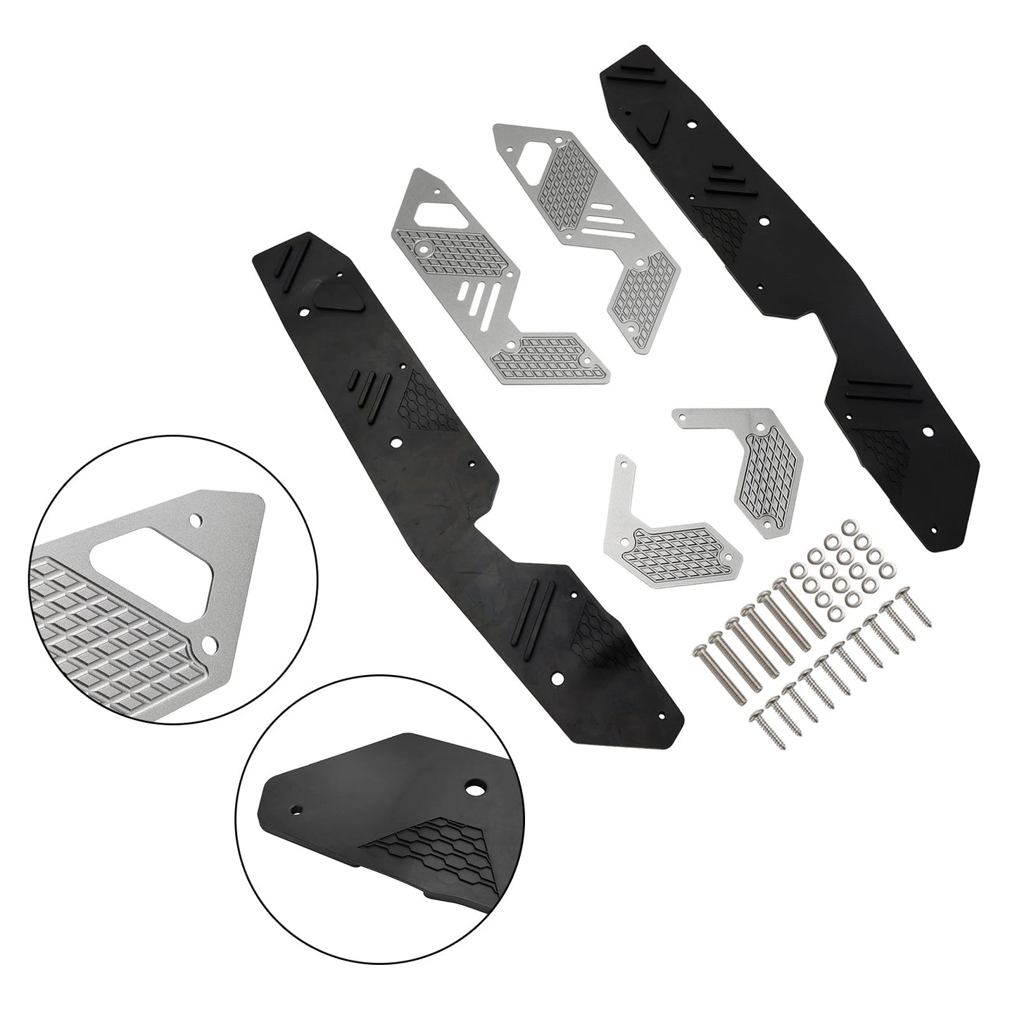 Reposapiés, estriberas, pedal, placa de protección, compatible con HONDA ADV160 2022-2023