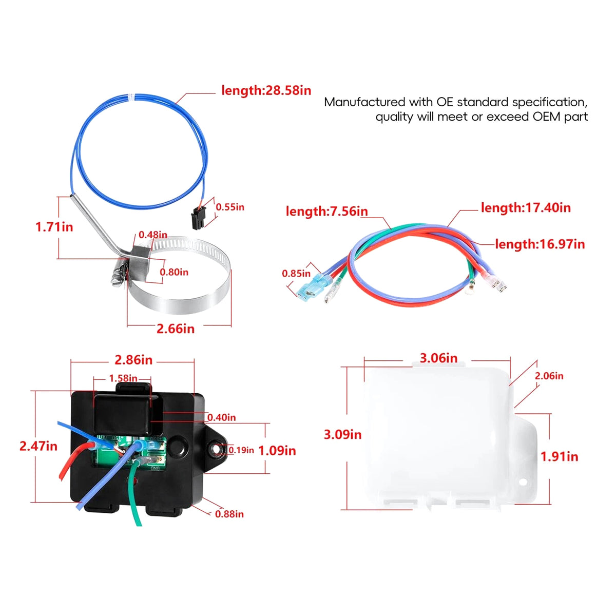 Norcold RV Fridge Cooling Unit 637360 Temp Monitor Control Kit