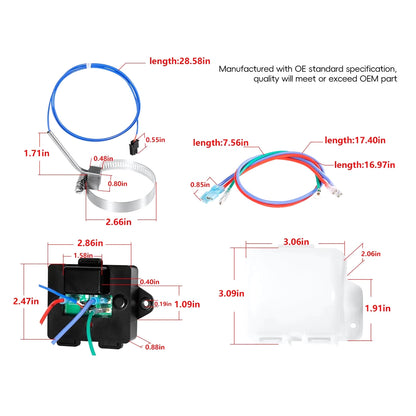 Norcold RV Fridge Cooling Unit 637360 Temp Monitor Control Kit