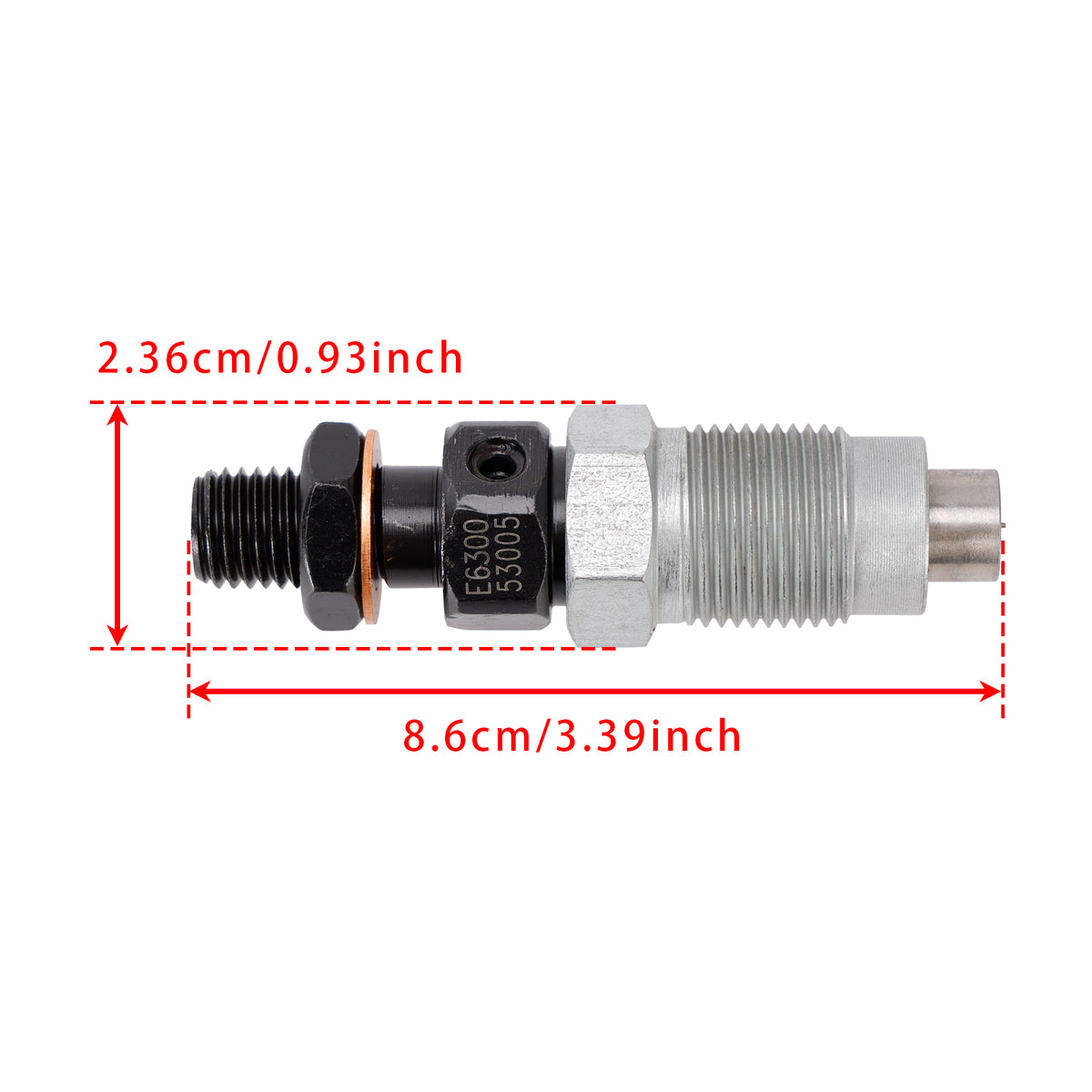 Kioti Tractors Daedong DK45 CK22 E6300-53004 E6300-53005 1Pcs Fuel Injector