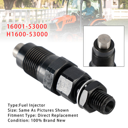 Kubota D722 D782 BX2230D Engine 16001-53000 H1600-53000 1Pcs Fuel Injector