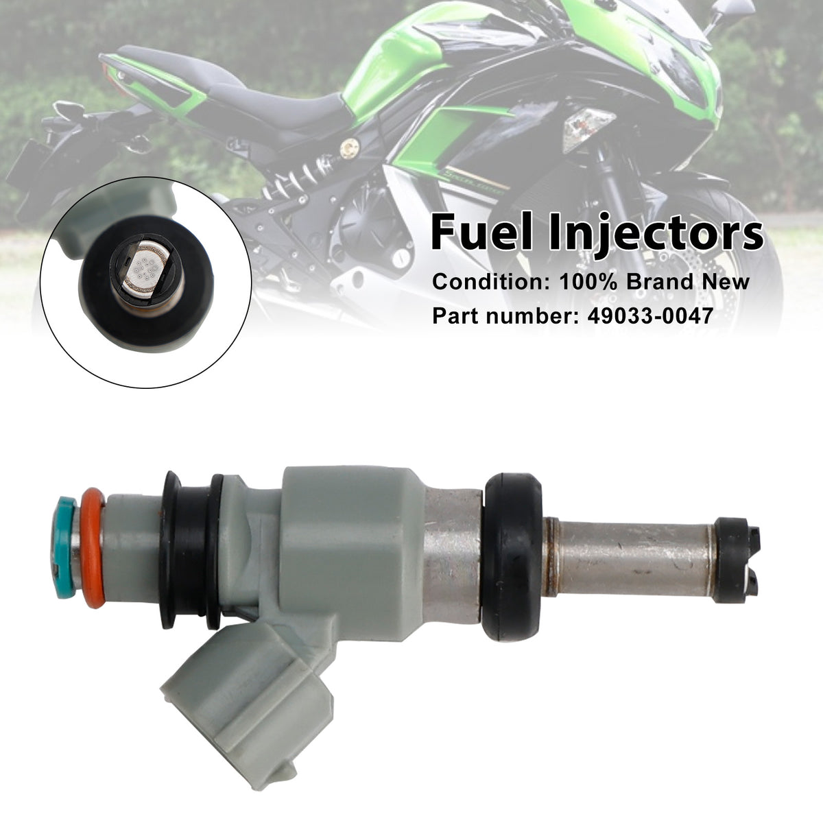 2018-2024 Ninja 400 Eliminator Z500 NINJA 500 Kawasaki 49033-0047 Fuel Injectors