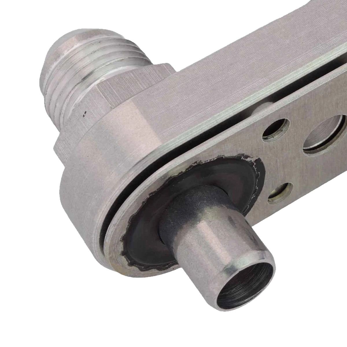 6L80E 6L90E 8L90E Transmission Cooler Line Adapter Plate with 6AN Fittings Seal