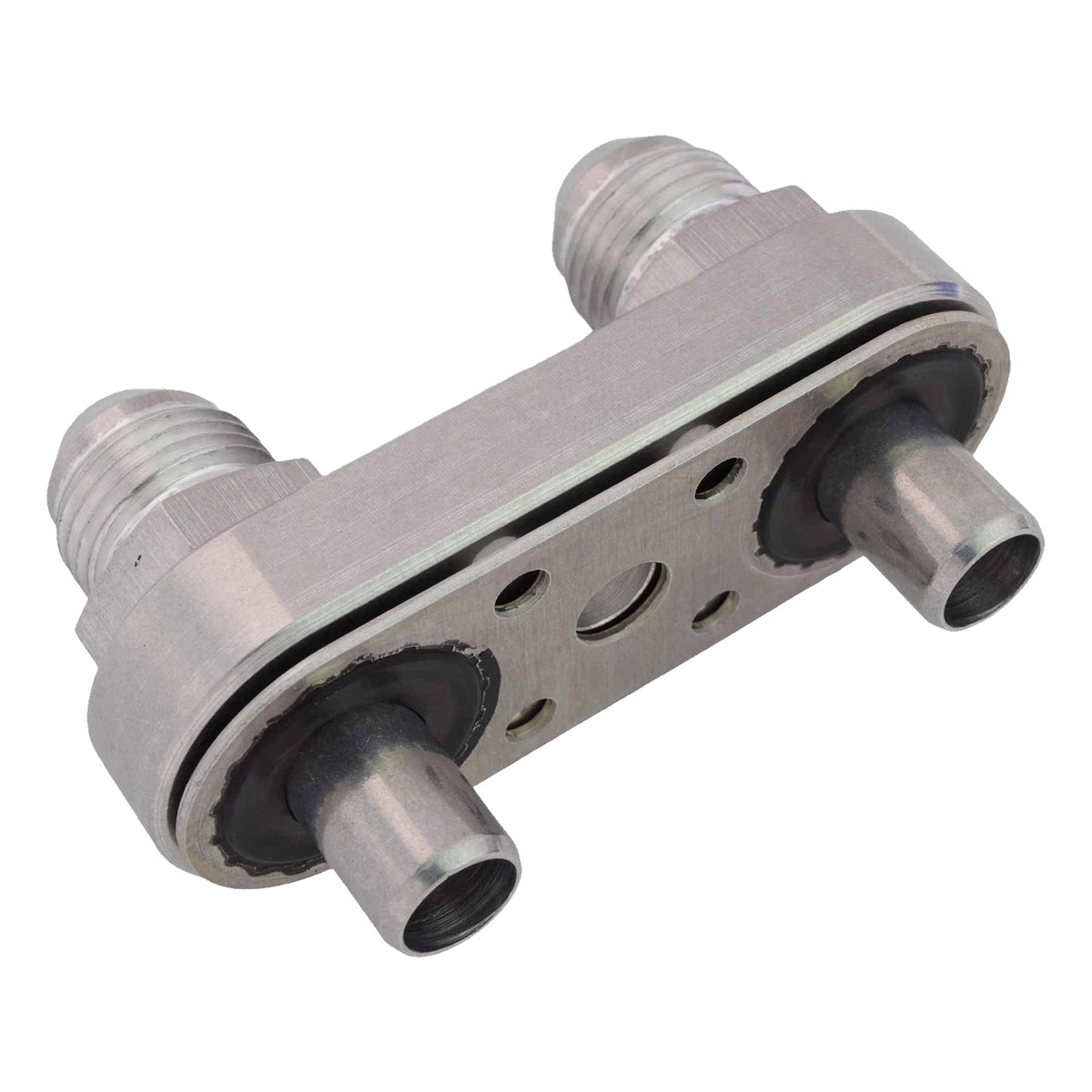 6L80E 6L90E 8L90E Transmission Cooler Line Adapter Plate with 6AN Fittings Seal