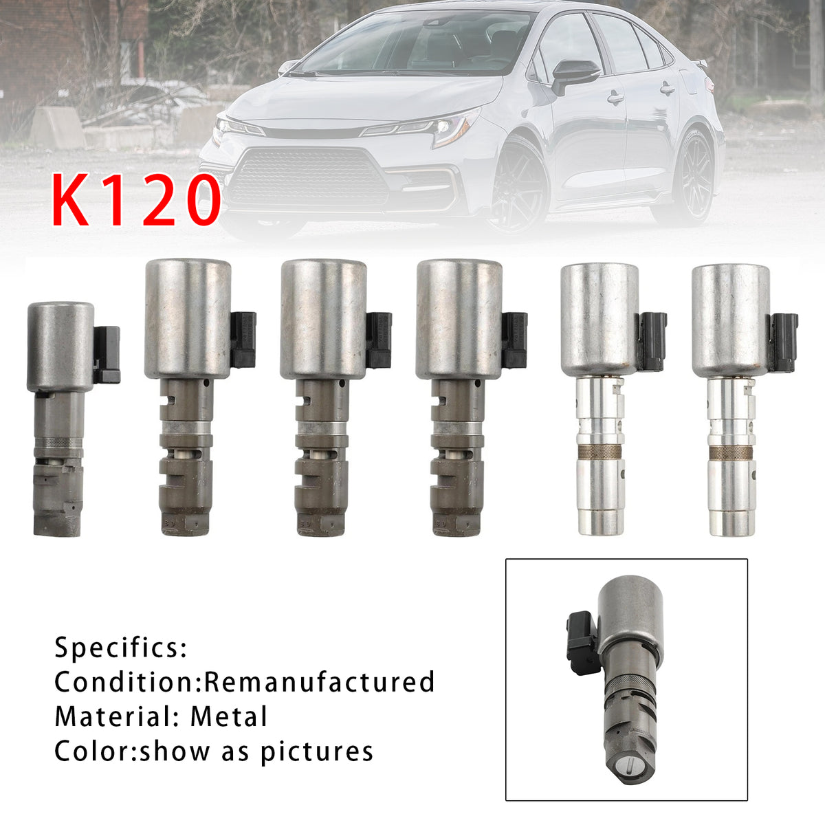 2021 Corolla SE Toyota 6Pcs K120 Transmission Solenoid Kit