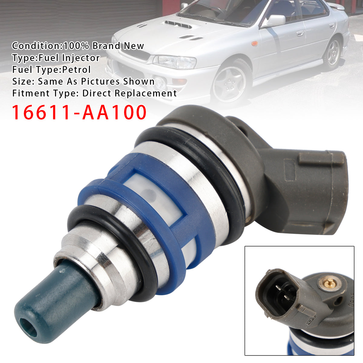 1993-1999 Subaru Impreza WRX GC8 16611-AA100 1Pcs Fuel Injector