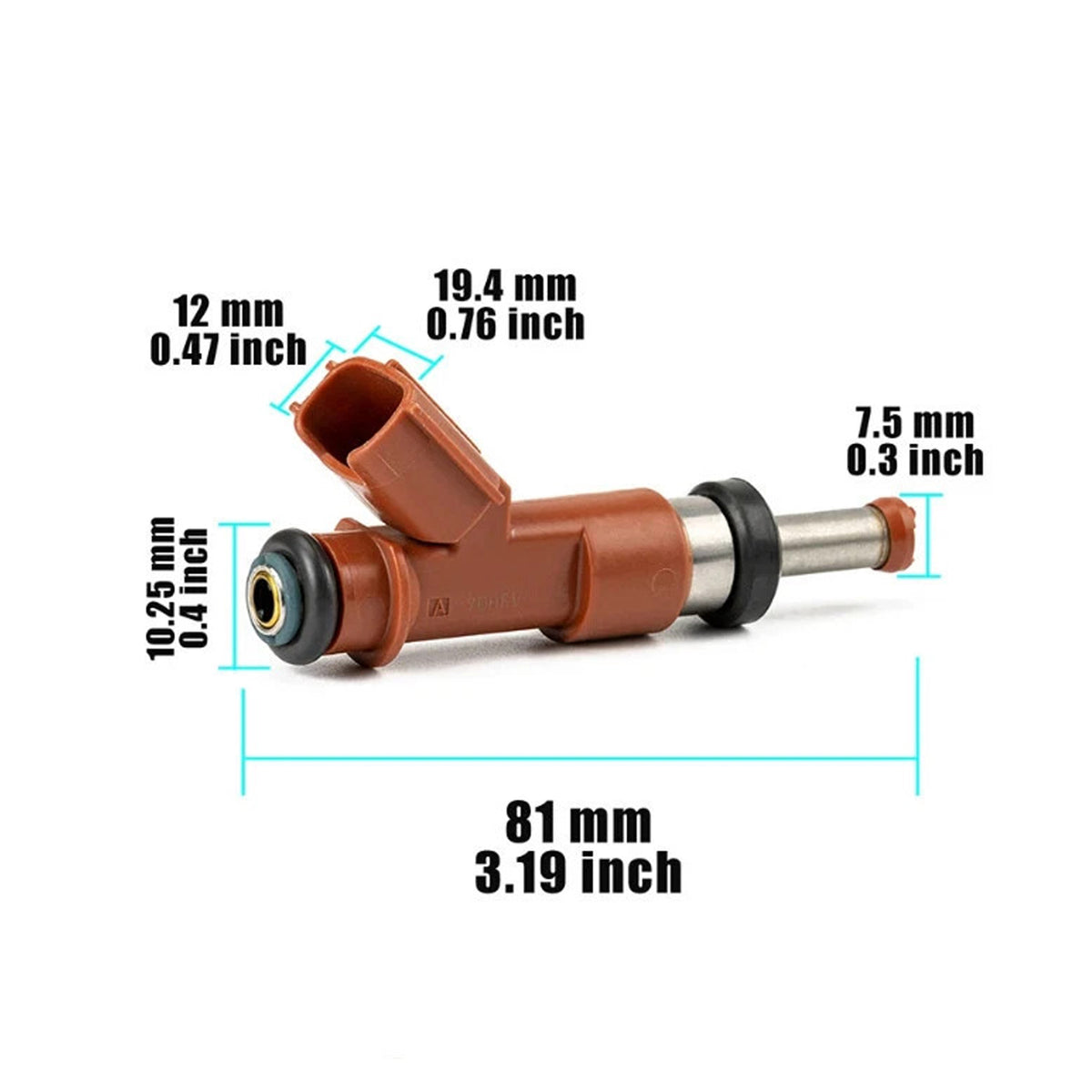 2007-2015 Toyota Camry Sienna Lexus RX350 3.5L V6 23250-31050 1Pcs Fuel Injector