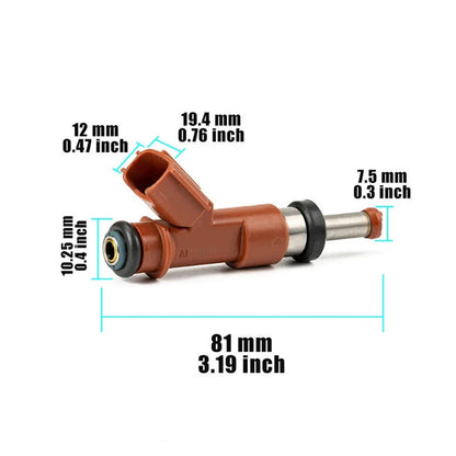 2007-2015 Toyota Camry Sienna Lexus RX350 3.5L V6 23250-31050 1Pcs Fuel Injector