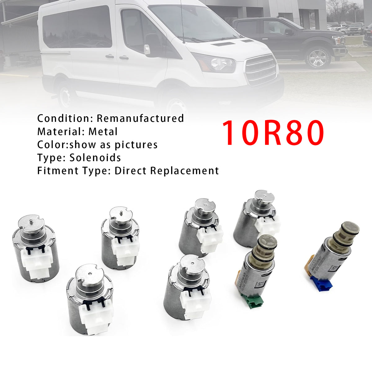 F150 Ford 8Pcs 10R80 Automatic Transmission Solenoid Kit