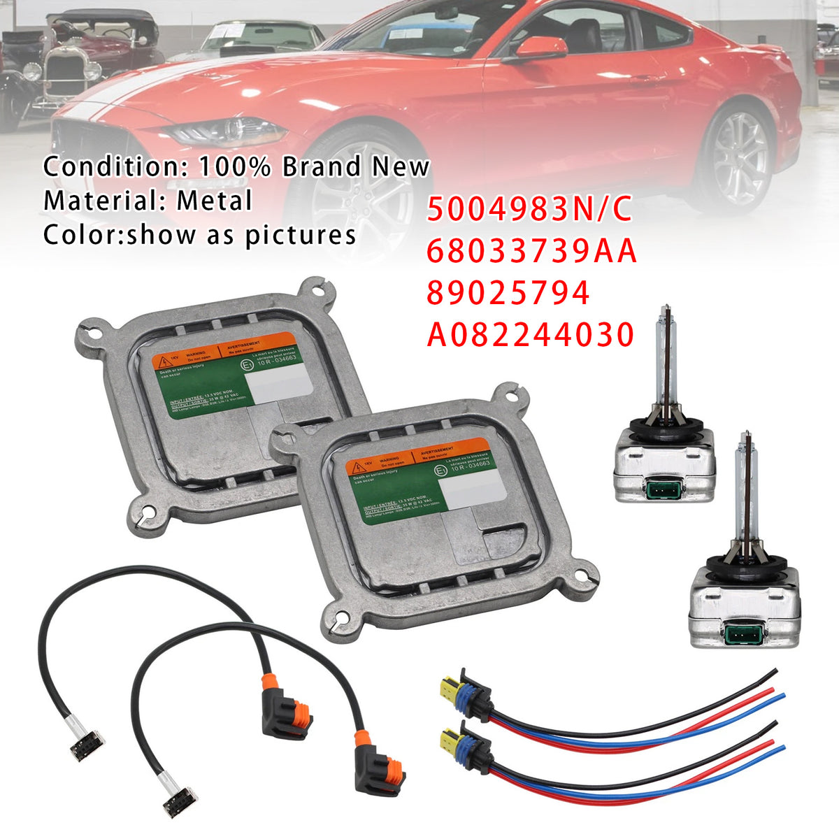 2010-2019 Mustang Ford Xenon Headlight Ballast Hid Control Unit Module Kit