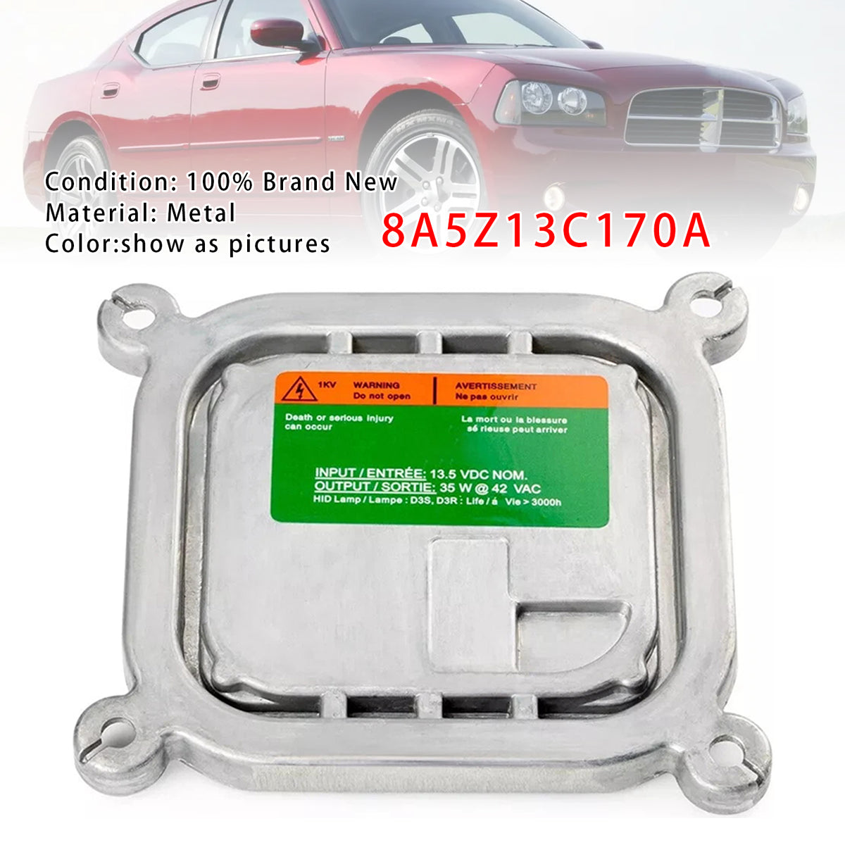 Lincoln MKC MKS Navigator Xenon HID Ballast Control Unit Module 8A5Z13C170A