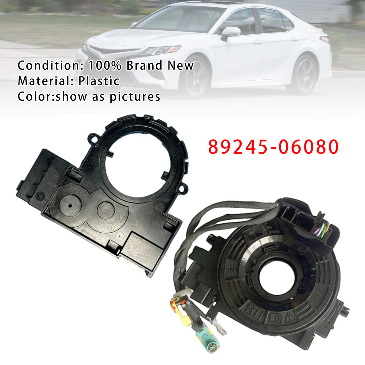 2018-2021 Toyota Camry Clock Spring With Steering Angle Sensor 89245-06080