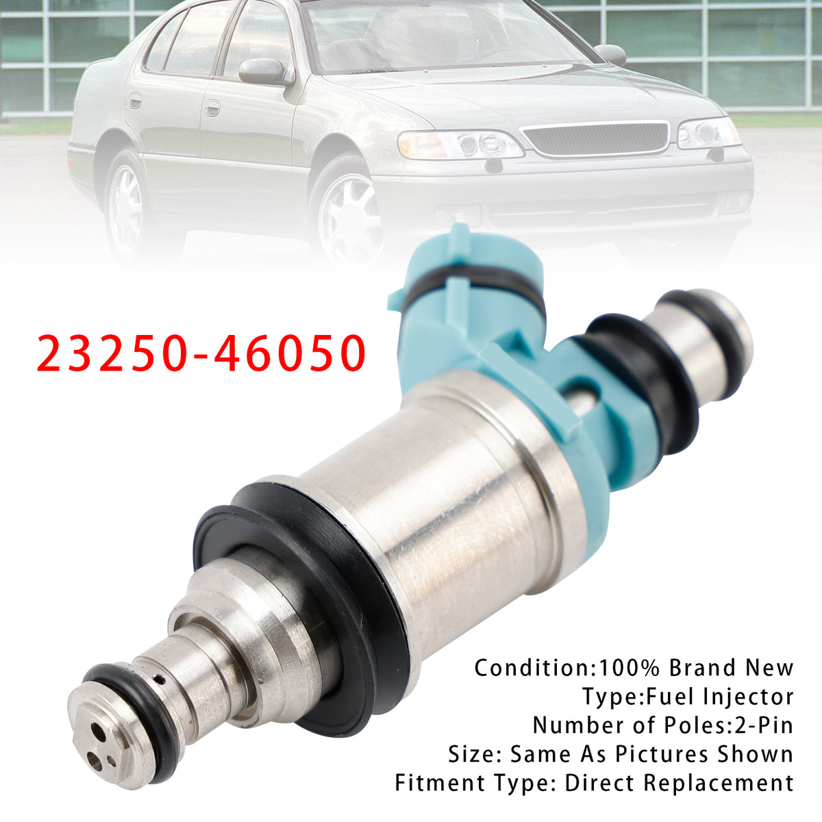 1993-1997 Lexus GS300 Toyota Supra Non-turbo 3.0L 23250-46050 1Pcs Fuel Injector