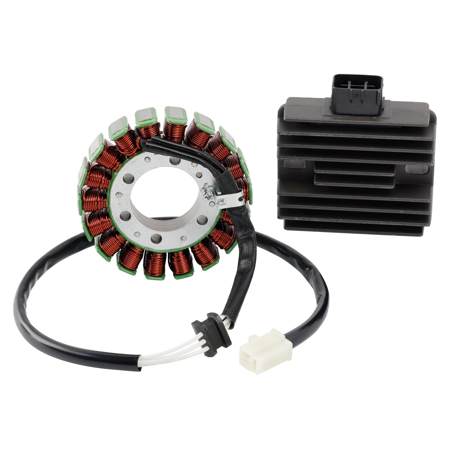 2007 Kawasaki EX650 ER-6F 21003-0041 Stator & Regulator Rectifier