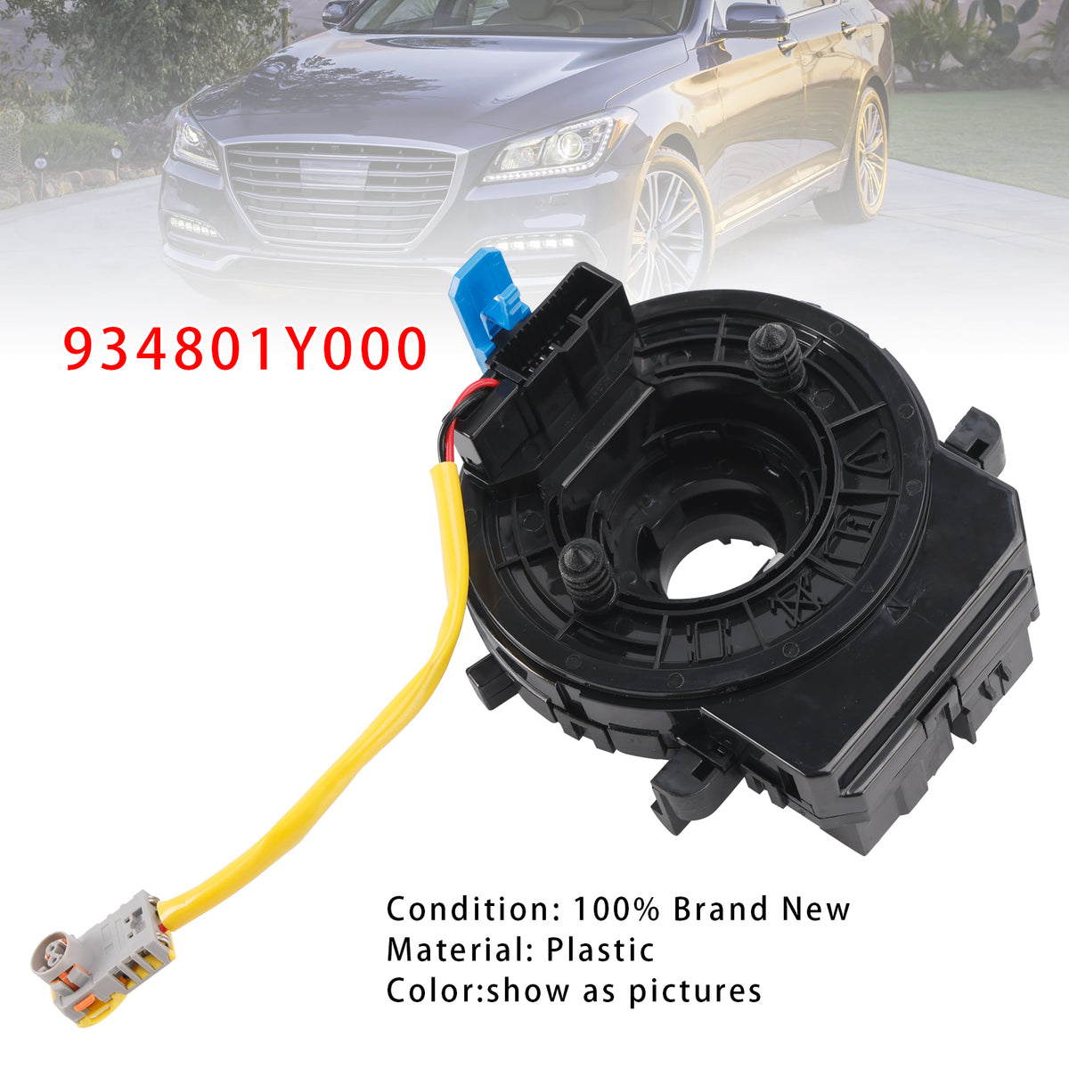 2015-2020 Genesis G80 Hyundai 934801Y000 Clock Spring With Angle Sensor