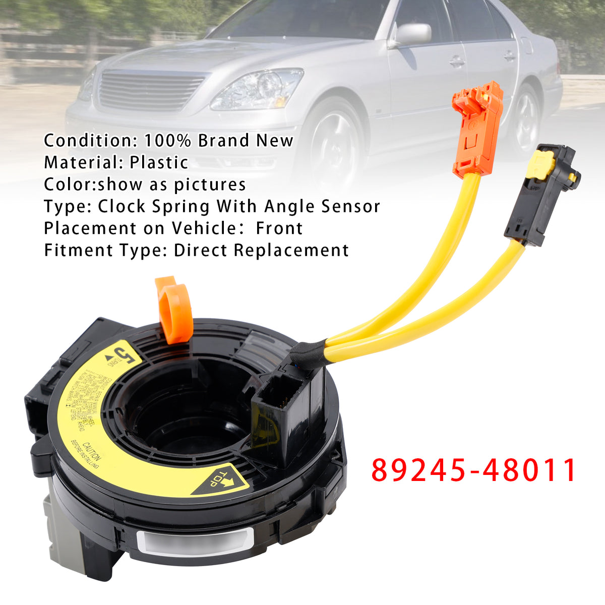 2004-2006 LS430 Lexus 89245-48011 Clock Spring With Angle Sensor