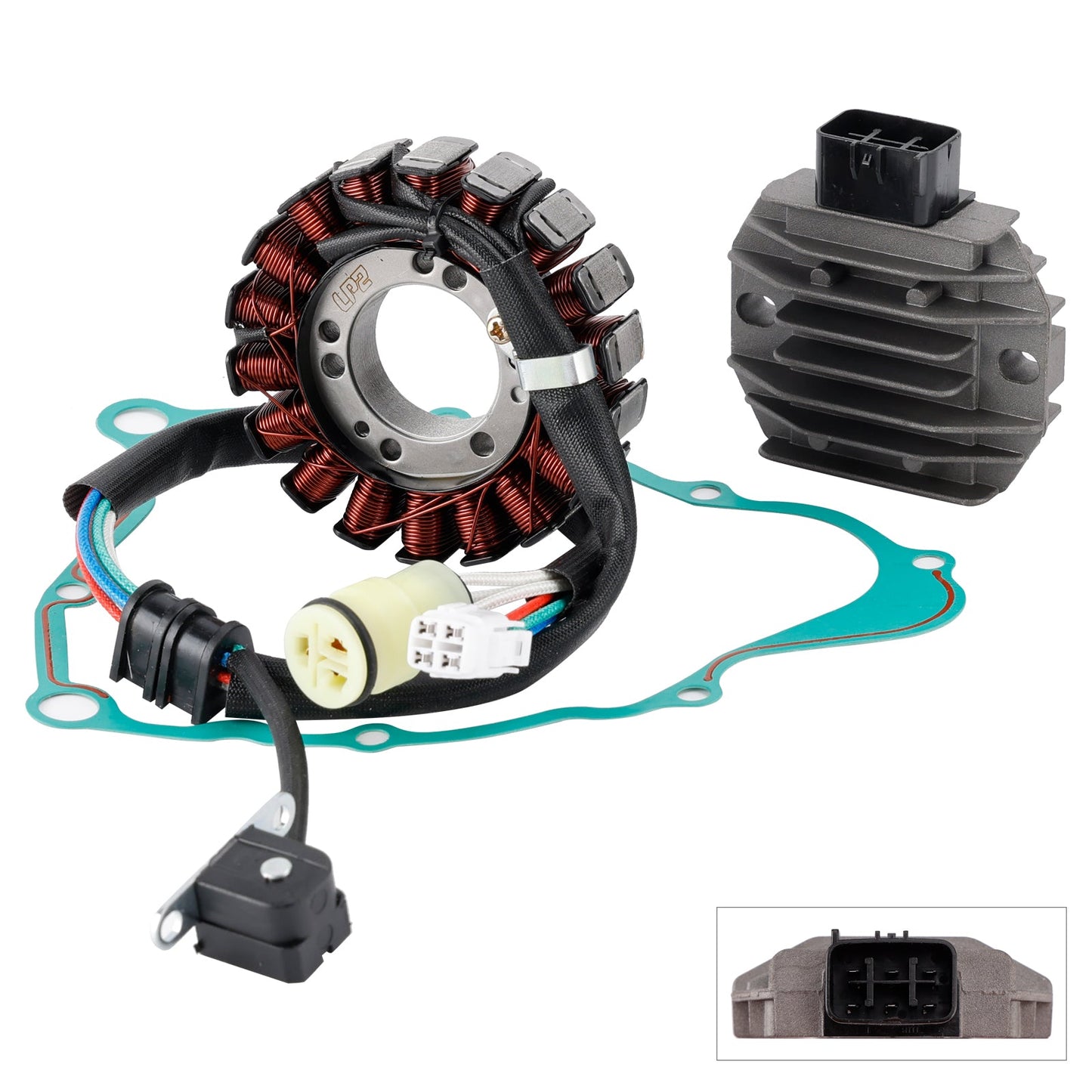 2001-2004 Yamaha YFM250X Bear Tracker 2WD 4XE-81410-00 Stator & Regulator Gasket