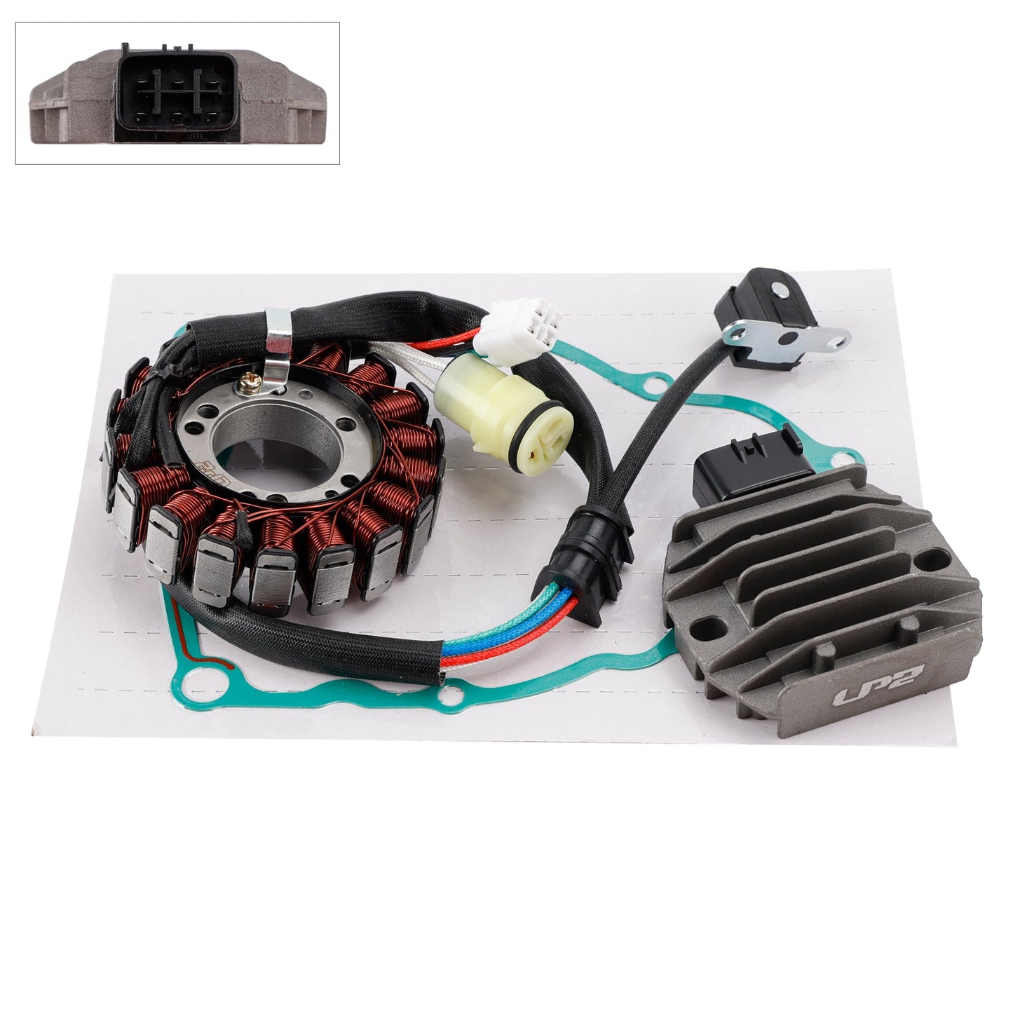 2001-2004 Yamaha YFM250X Bear Tracker 2WD 4XE-81410-00 Stator & Regulator Gasket
