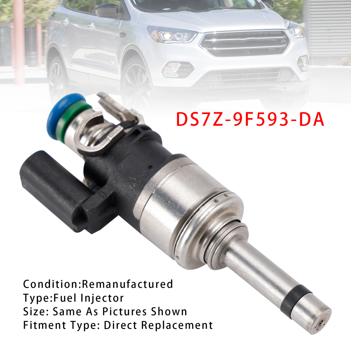 Escape Fusion S-Max Kuga Mondeo 1.5L Ford DS7Z-9F593-DA 1Pcs Fuel Injector