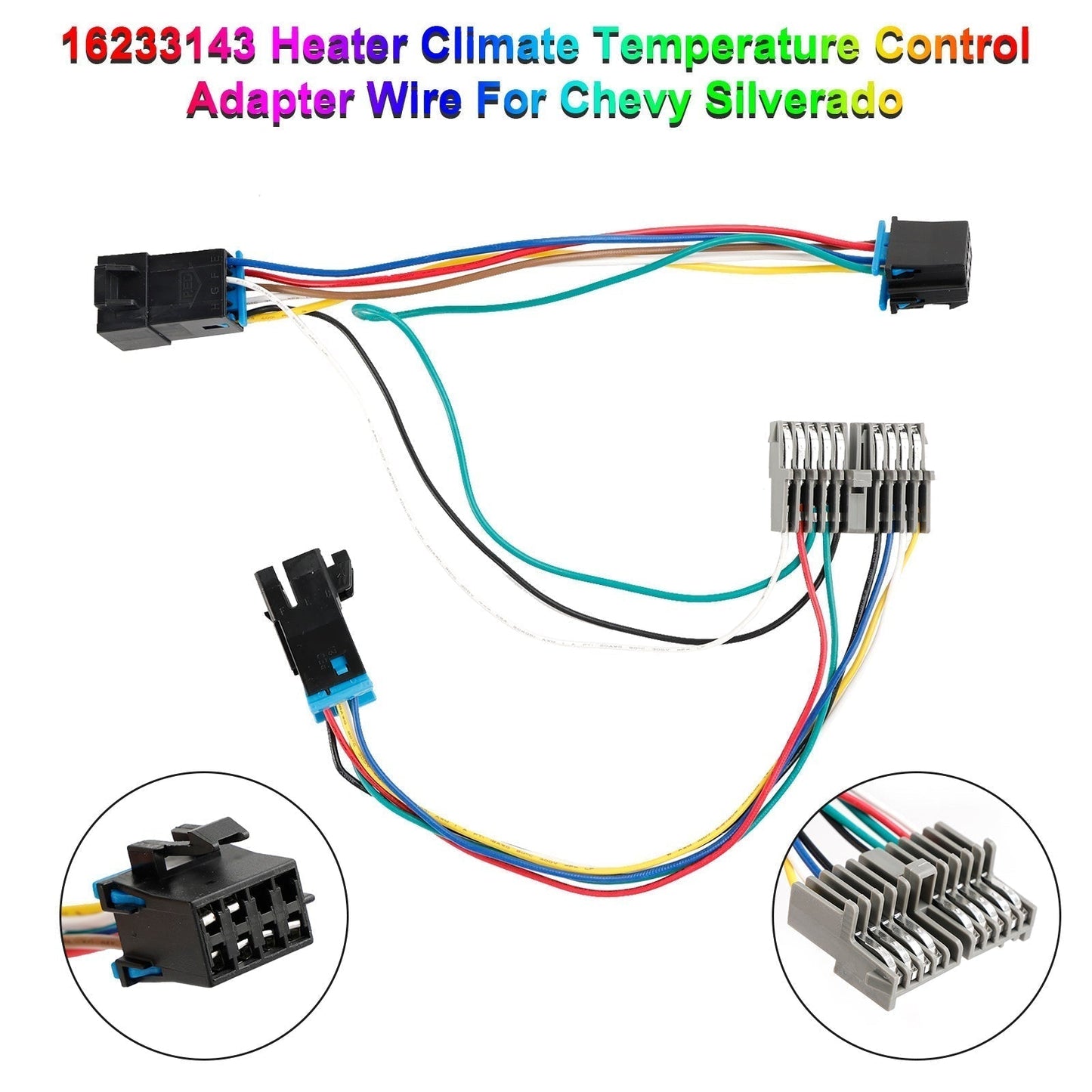 1995 For GMC C1500 C2500 C3500 Heater Climate Temperature Control Adapter Wire 9378815 1572548