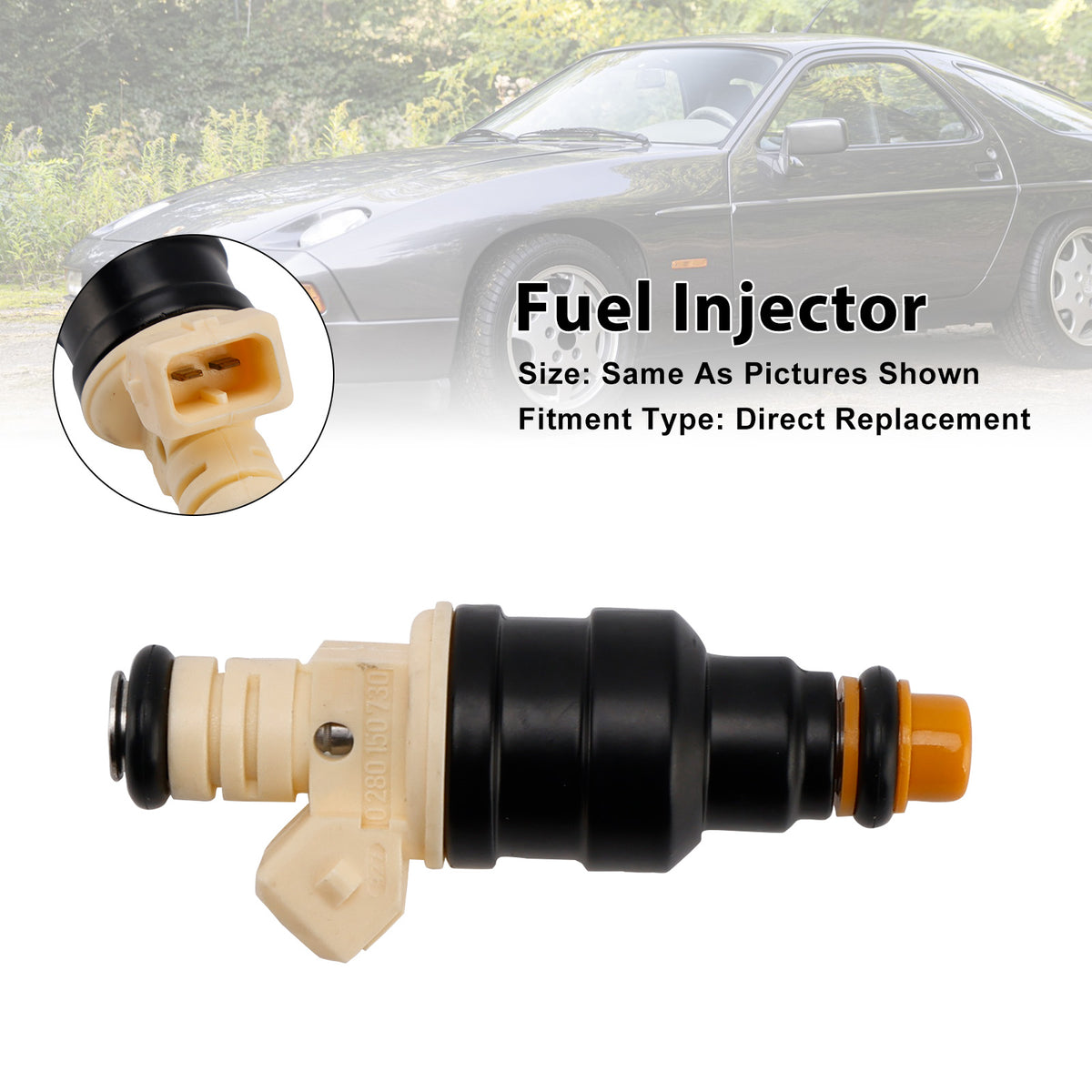 1987-1995 Porsche 928 5.0L 5.4L V8 0280150730 92860611902 1Pcs Fuel Injector