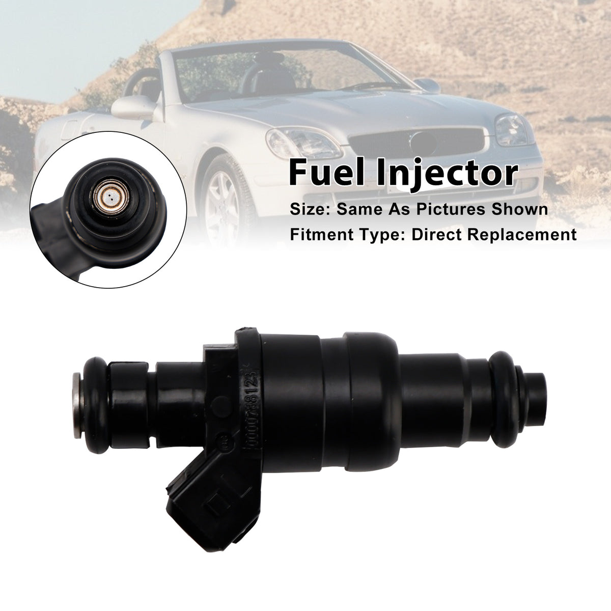 1996-2000 Mercedes-Benz SLK (R170) 230 Kompressor 0000788123 1Pcs Fuel Injector