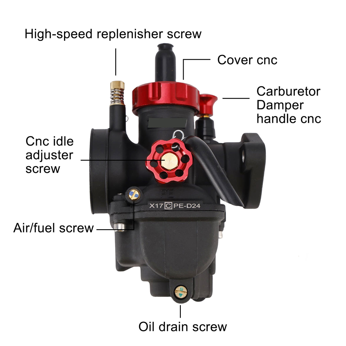 140cc-150cc Motorcycle Carburetor Carb 24mm