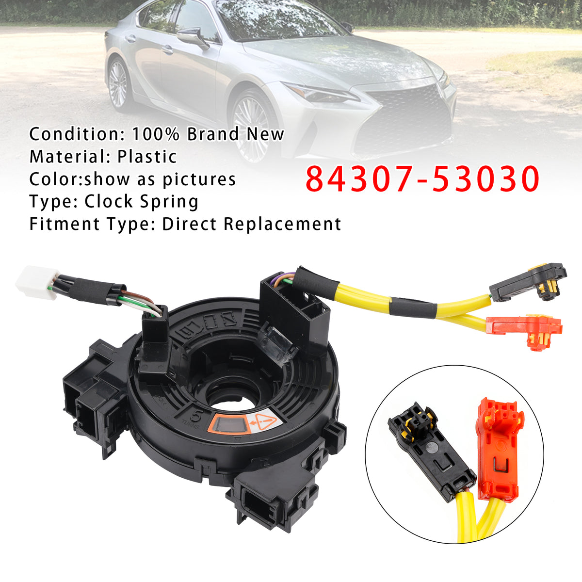 2017-2024 Lexus RCF IS300 Clock Spring W/ Heating Function 84307-53030