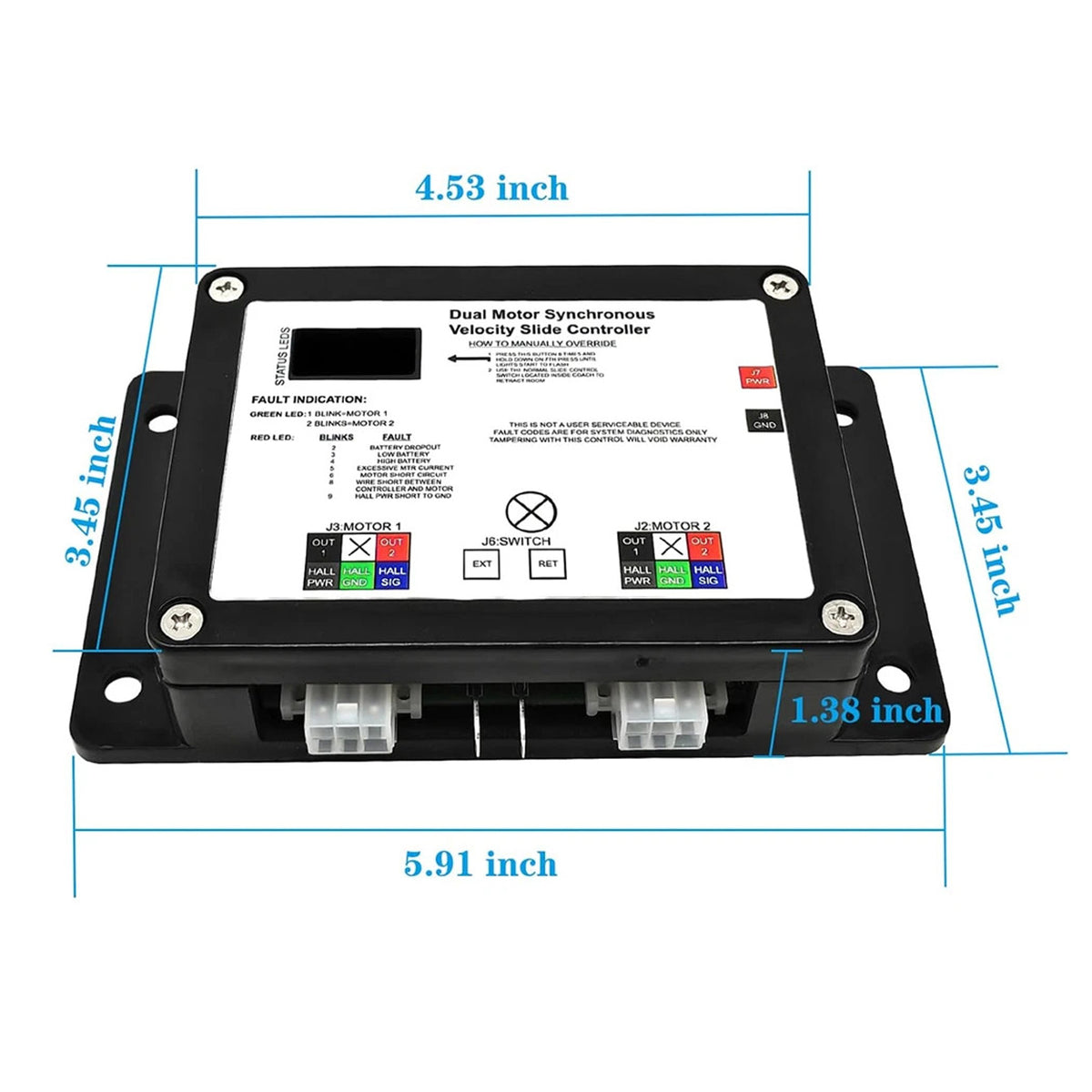 V-Sync II Lippert 13398-D0 Dual Motor Synchronous Velocity Slide Controller