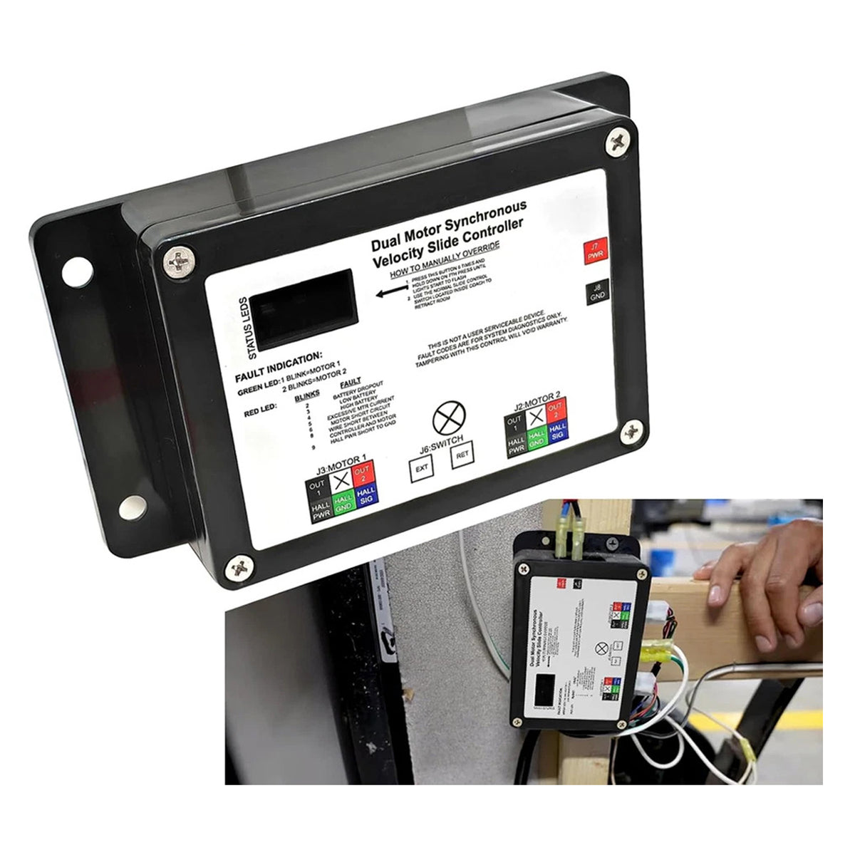 V-Sync II Lippert 13398-D0 Dual Motor Synchronous Velocity Slide Controller