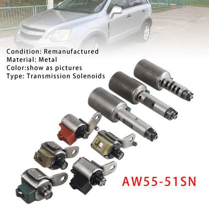 Nissan Altima Maxima Quest 8PCS Transmission Shift Solenoids Valve AW55-51SN