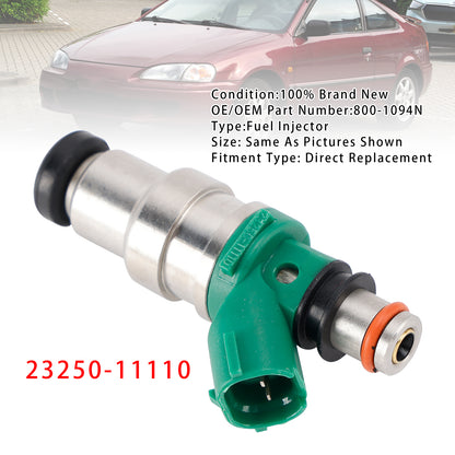 1994-1999 Paseo Tercel 1.5L Toyota 23250-11110 1Pcs Fuel Injector