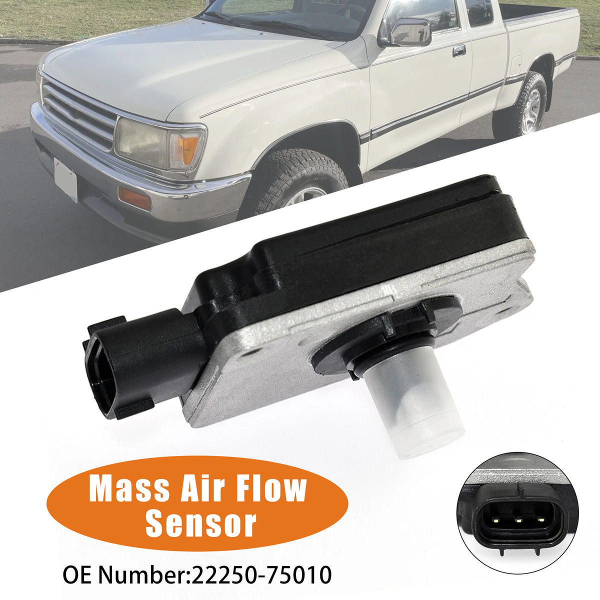 1994-1997 Toyota 4Runner T100 Tacoma Mass Air Flow Sensor 22250-75010