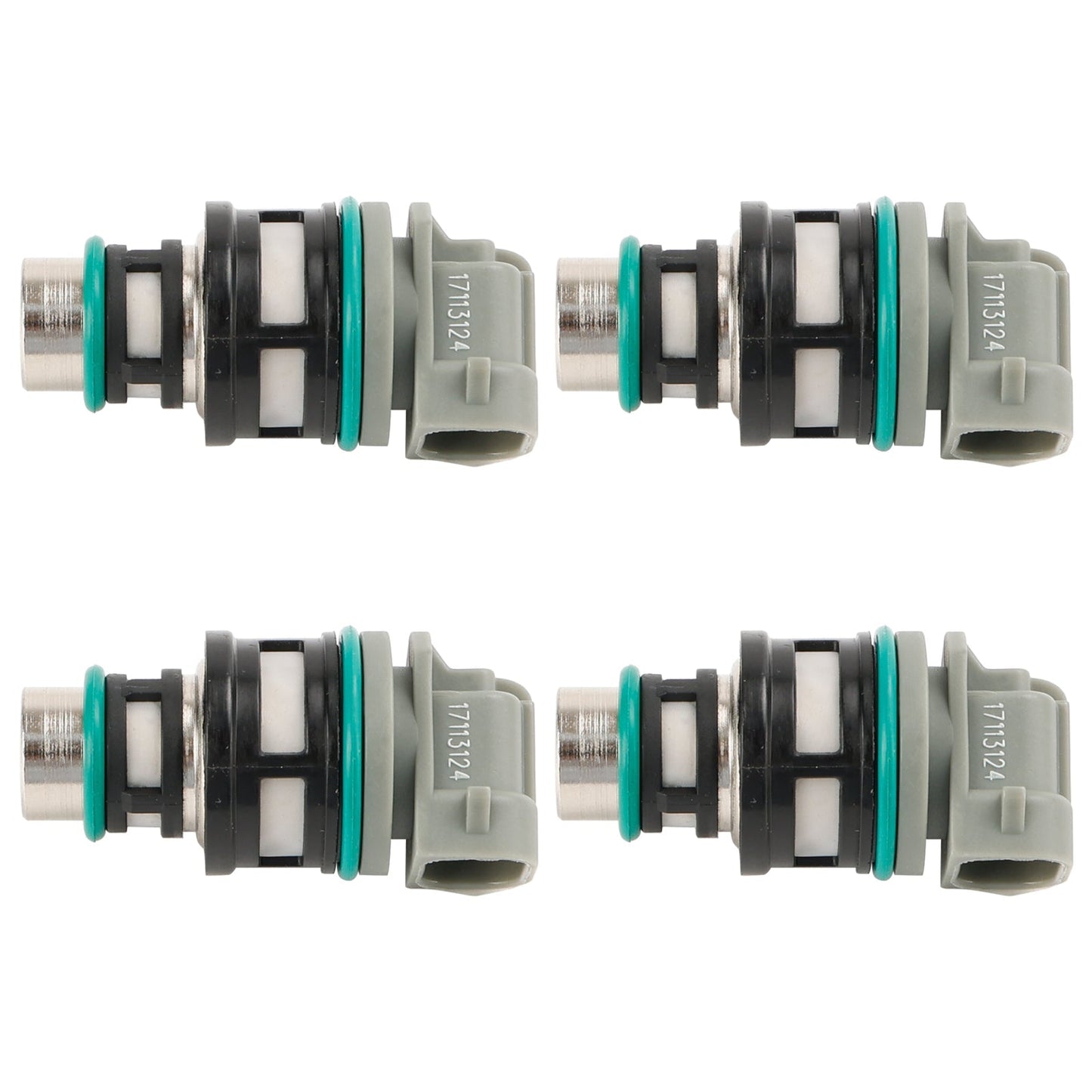 4PCS Fuel Injectors 17113124 Fit For Chevy Fit For Buick Pontiac 2.2L 17113197