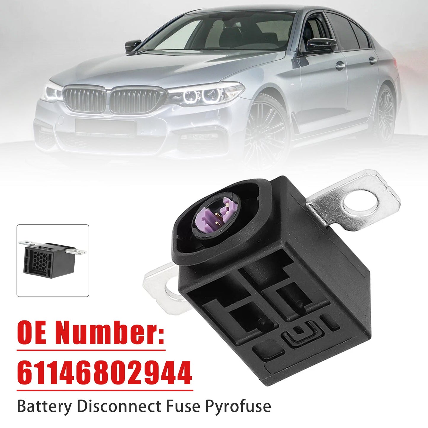 BMW 5 6 7 Series G30 G31 G38 F90 M5 61146802944 Battery Disconnect Fuse Pyrofuse