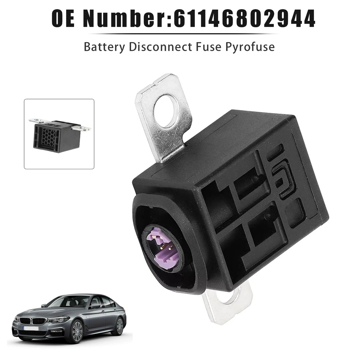 BMW 5 6 7 Series G30 G31 M5 61146802944 Battery Disconnect Fuse Pyrofuse