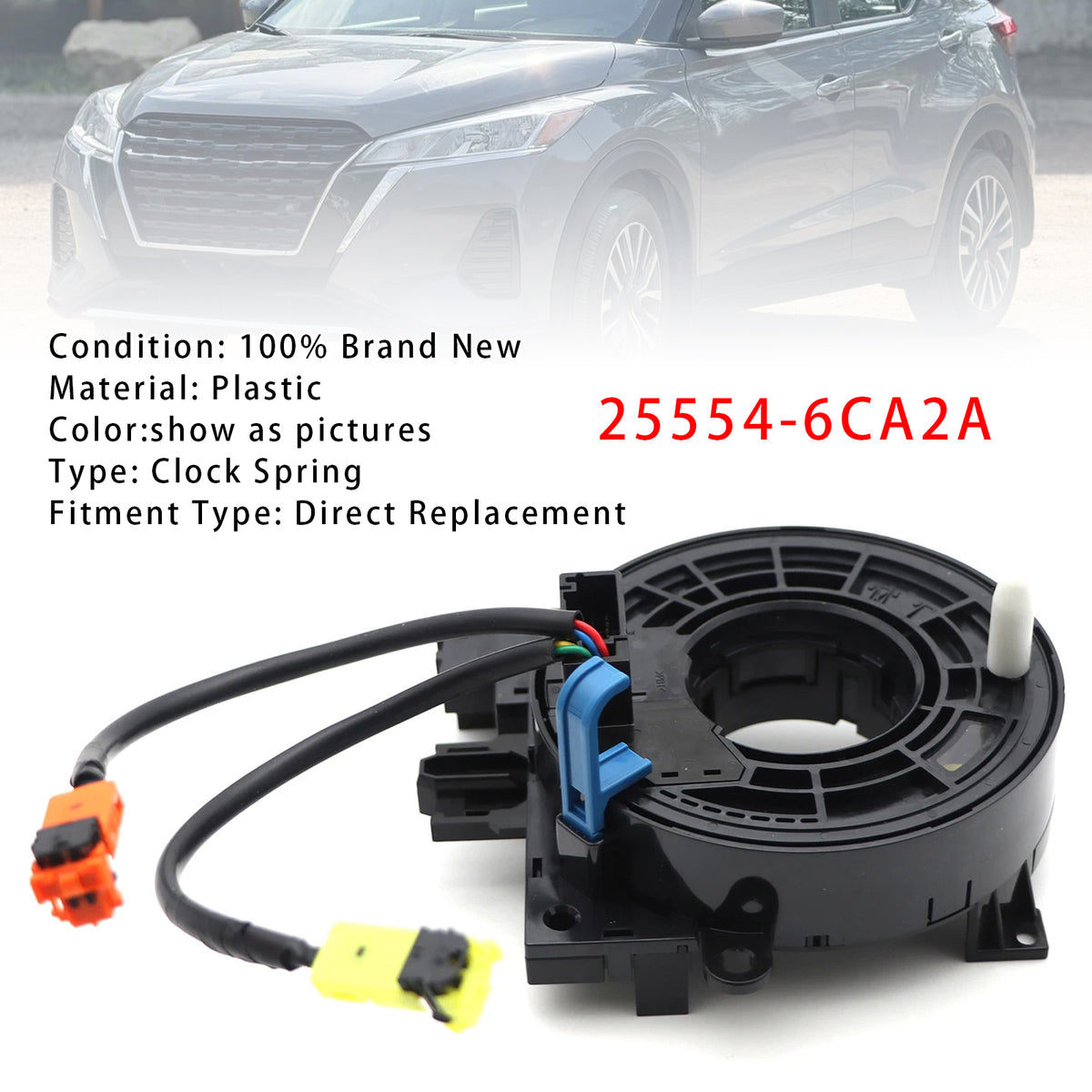 2019-2024 Nissan Altima 2.0 2.5L/2018-2024 Kicks1.6L 25554-6CA2A Clock Spring