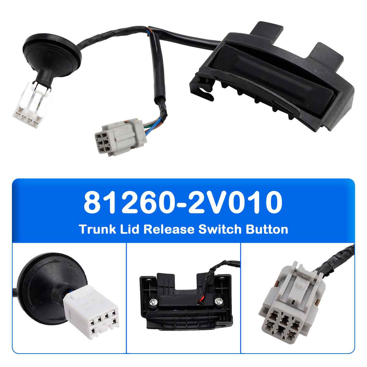 2012-2017 Veloster Hyundai 81260-2V010 Trunk Lid Release Switch Button