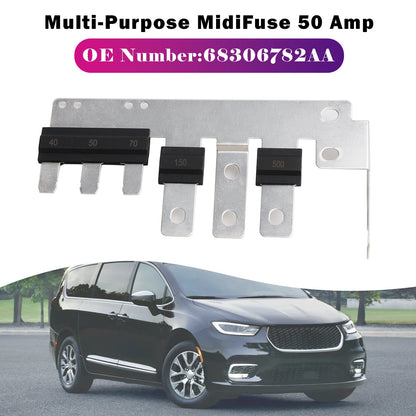 Multi-Purpose Midi Fuse 50 Amp 68306782AA For Chrysler Pacifica Voyager 2020-2025