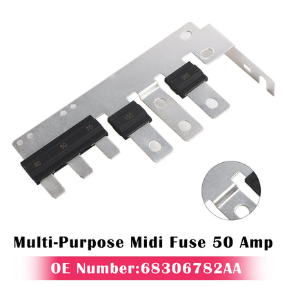 Multi-Purpose Midi Fuse 50 Amp 68306782AA For Chrysler Pacifica Voyager 2020-2025