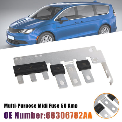 Multi-Purpose Midi Fuse 50 Amp 68306782AA For Chrysler Pacifica Voyager 2020-2025