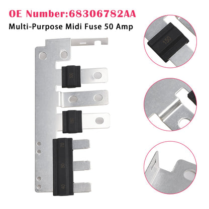 Multi-Purpose Midi Fuse 50 Amp 68306782AA For Chrysler Pacifica Voyager 2020-2025