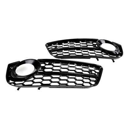 2007-2011  Audi A5 Standart Pair Honeycomb Front Fog Light Cover Grille 1522024