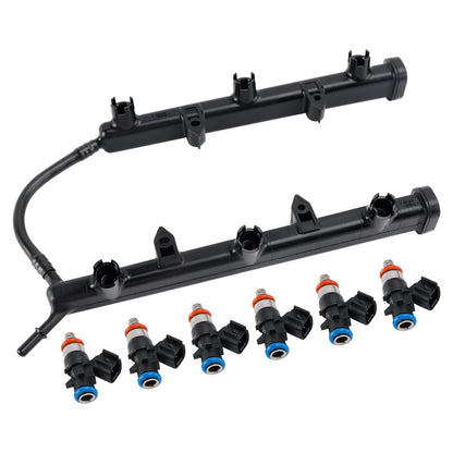 2011-2025 Dodge Jeep Ram Chrysler 3.6L 53034198AC Fuel Rail With Injectors